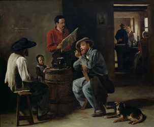 Interiør i en kro, 1859
